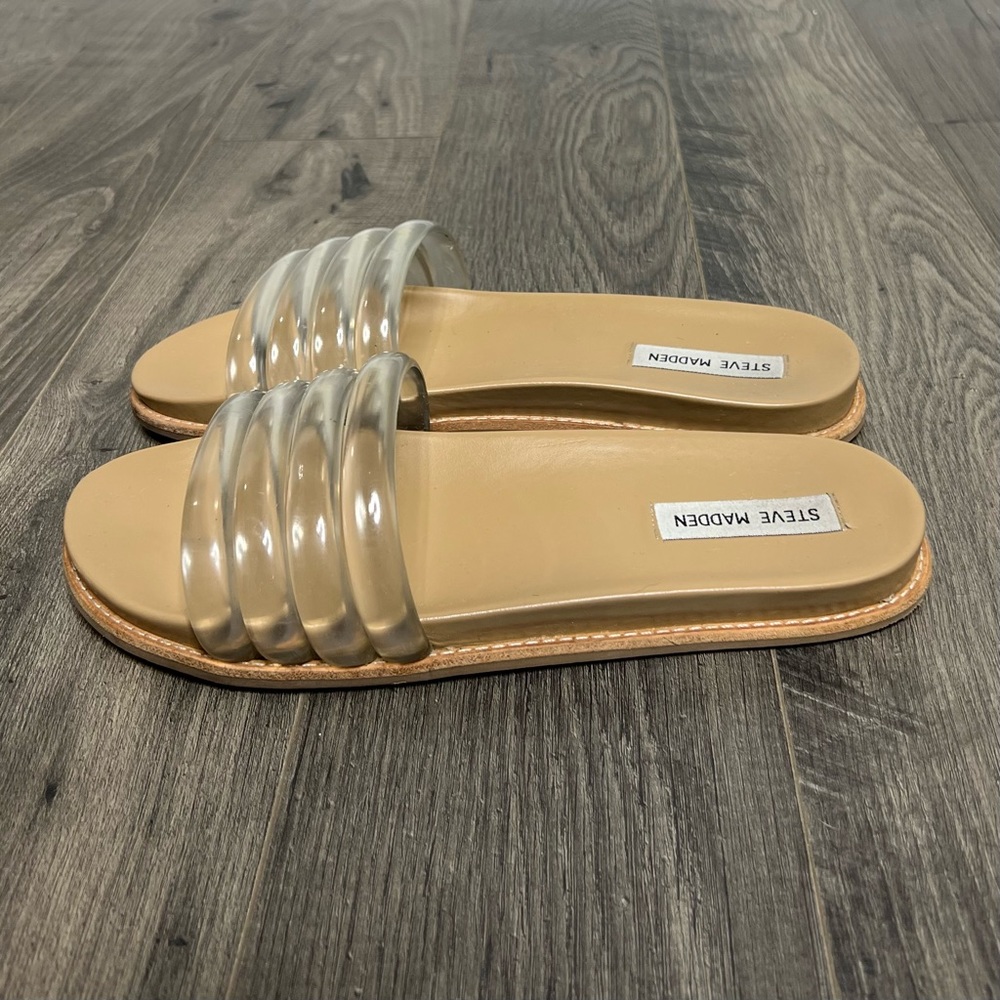 Steve Madden Clear Sandals